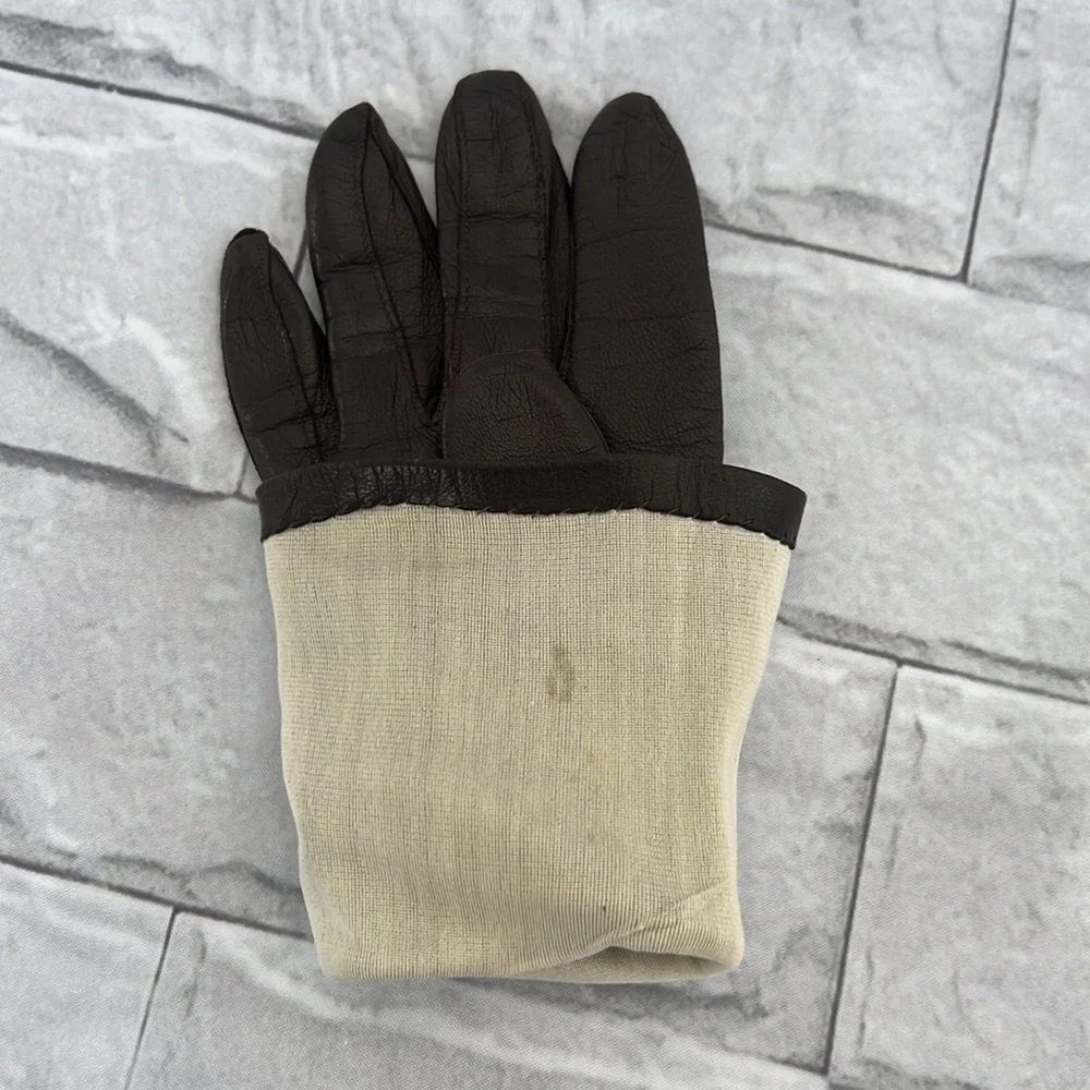 Italian genuine Métis 100% silk lined 6.5 gloves